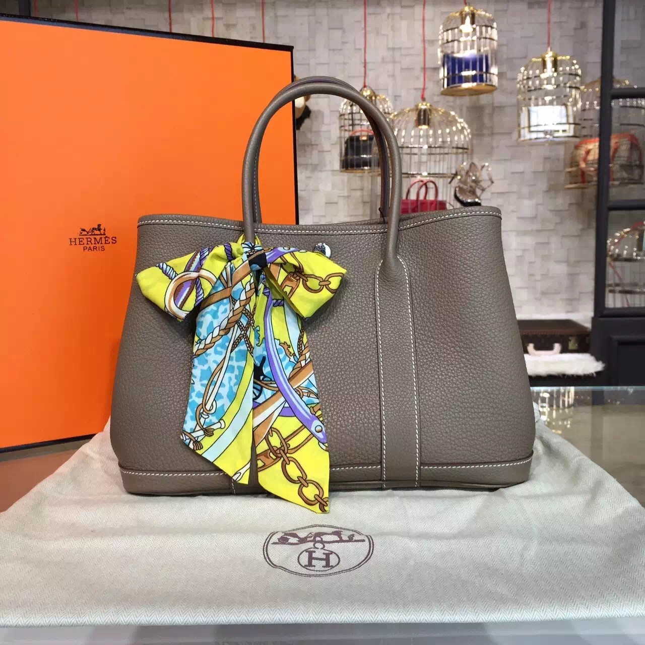 Hermes garden party etoupe cheap