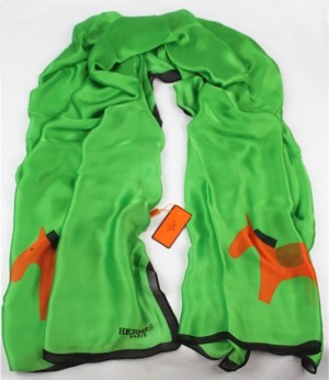 Hermes Satin Silk Scarf - 13 RS10317