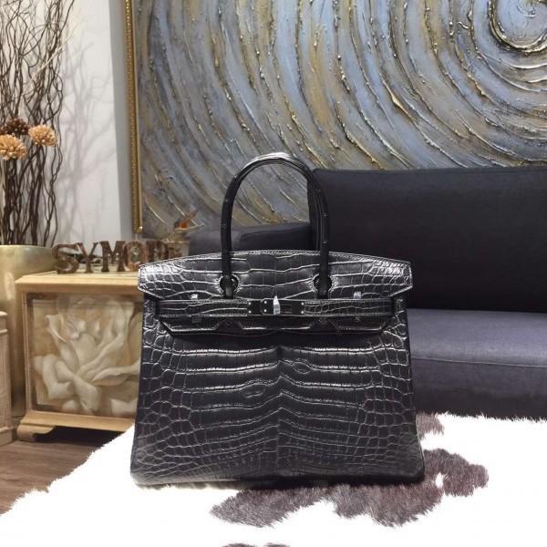 Hermes Birkin 35 So Black Box #O - Vendome Monte Carlo